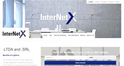 Desktop Screenshot of internetx.info