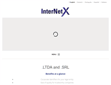 Tablet Screenshot of internetx.info